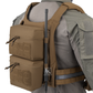 Krydex Tactical Back Panel Double Pouch Assault Zip On Modular Backpack for V5 vest