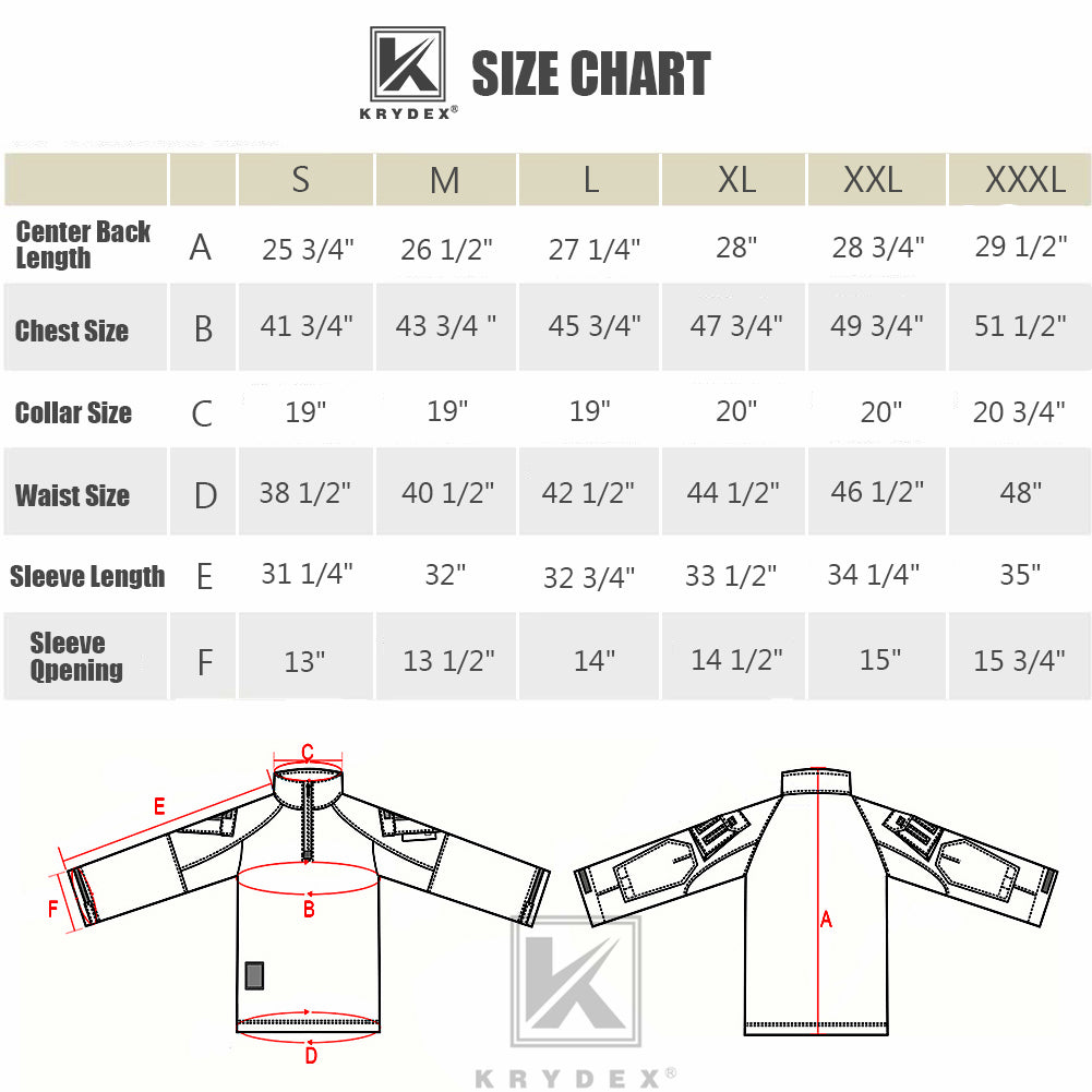 KRYDEX Combat Shirt Tactical Assault BDU Top Blouse