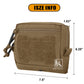 Krydex Tactical GP pouch General Purpose Pouch Utility EDC MOLLE Bag Belt Backpack Storage Bag
