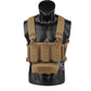Krydex Tactical Chest Rig Triple Elastic 556 Magazine Pouch Placard GP Pouch Mini Drop Dangler Pouch