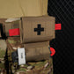 Krydex Tactical Micro Trauma Pouch MED IFAK Kit First Aid Insert Medical Holder Removable Tourniquet Holder MOLLE & Belt Compatible