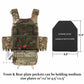 KRYDEX Low Vis Slick Plate Carrier FCS Tactical Molle Vest Elastic Cummerbund Micro Fight MK3 Chassis Drop SACK Pouch