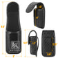Krydex OC / MK3 Spray Holster Basket Weave OC MACE Pepper Spray Pouch Canister Flashlight Holder Multi-Tool Plier Pouch Fits 1.5" 1.75" 2" 2.25"  Duty Belt for Police Security LE Outdoor