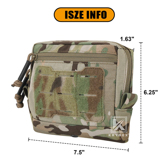 Krydex Tactical GP pouch General Purpose Pouch Utility EDC MOLLE Bag Belt Backpack Storage Bag