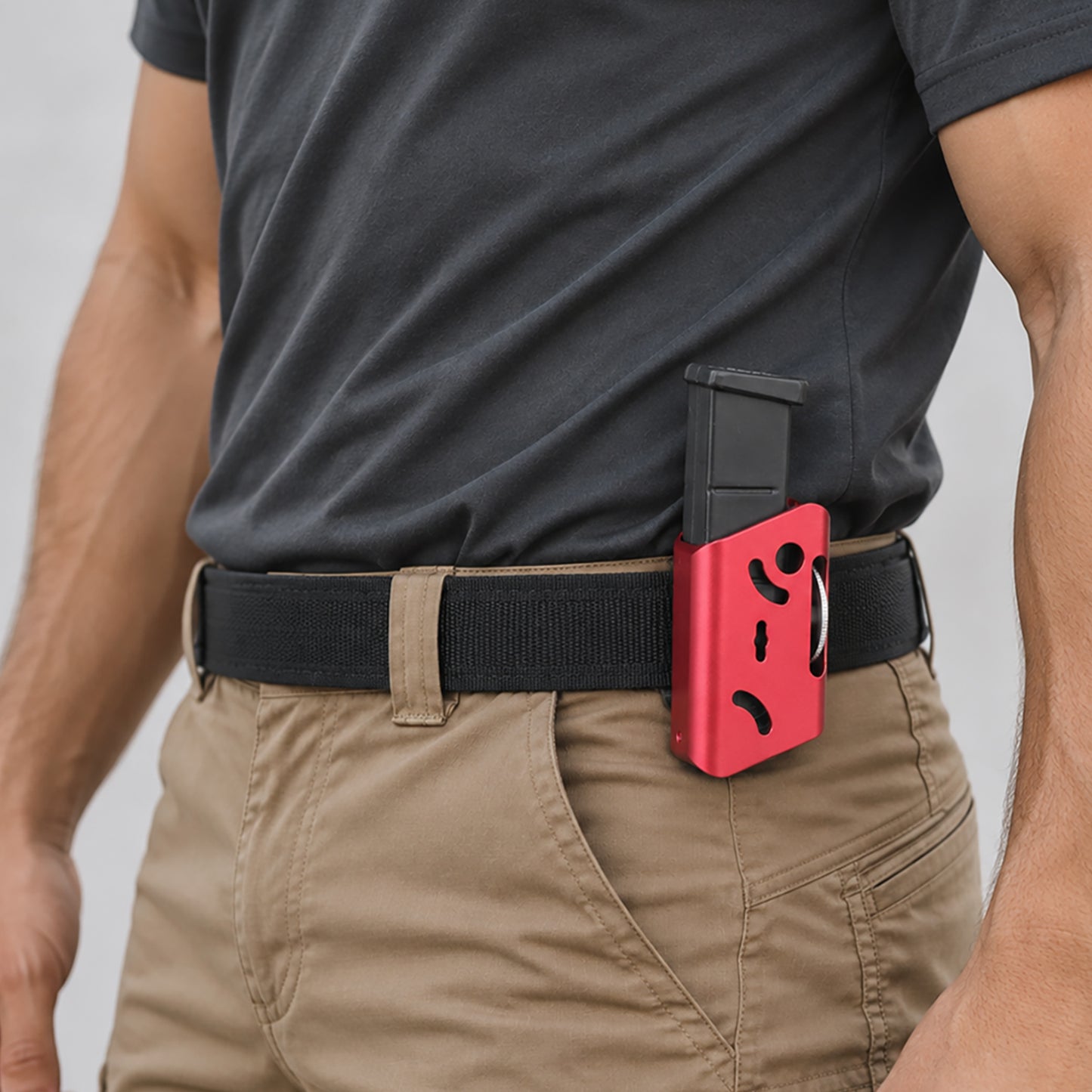 KRYDEX Magazine Pouch Holder IPSC USPSA Pistol Gun Mag Holster CNC Aluminum Race Master Mag Carrier