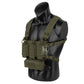 Krydex Tactical Chest Rig Triple Elastic 556 Magazine Pouch Placard GP Pouch Mini Drop Dangler Pouch
