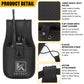Krydex 1680D Nylon Radio Pouch for Duty Belt Universal Radio Holster Walkie Talkies for Police Security & Law Enforcement Heavy Duty Durable Fits 2" & 2.25" Belts