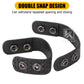 Krydex Double Snap Duty Belt Keepers – 4-Pack for 2"/2.25" Duty Belts Basket Weave Belt Keepers Reduce Sag & Slippage for Police Security EMT