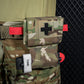 Krydex Tactical Micro Trauma Pouch MED IFAK Kit First Aid Insert Medical Holder Removable Tourniquet Holder MOLLE & Belt Compatible