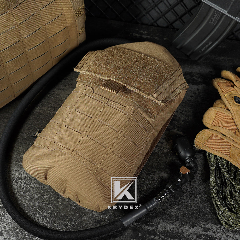 Krydex Tactical 1.5L 50oz Hydration Bladder Pouch Low Profile Hydra Carrier MOLLE Water Pack