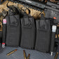 Krydex Tactical Triple Elastic 556 Magazine Pouch Placard GP Pouch Low-Profile Mag Holders for Chest Rig and Vest