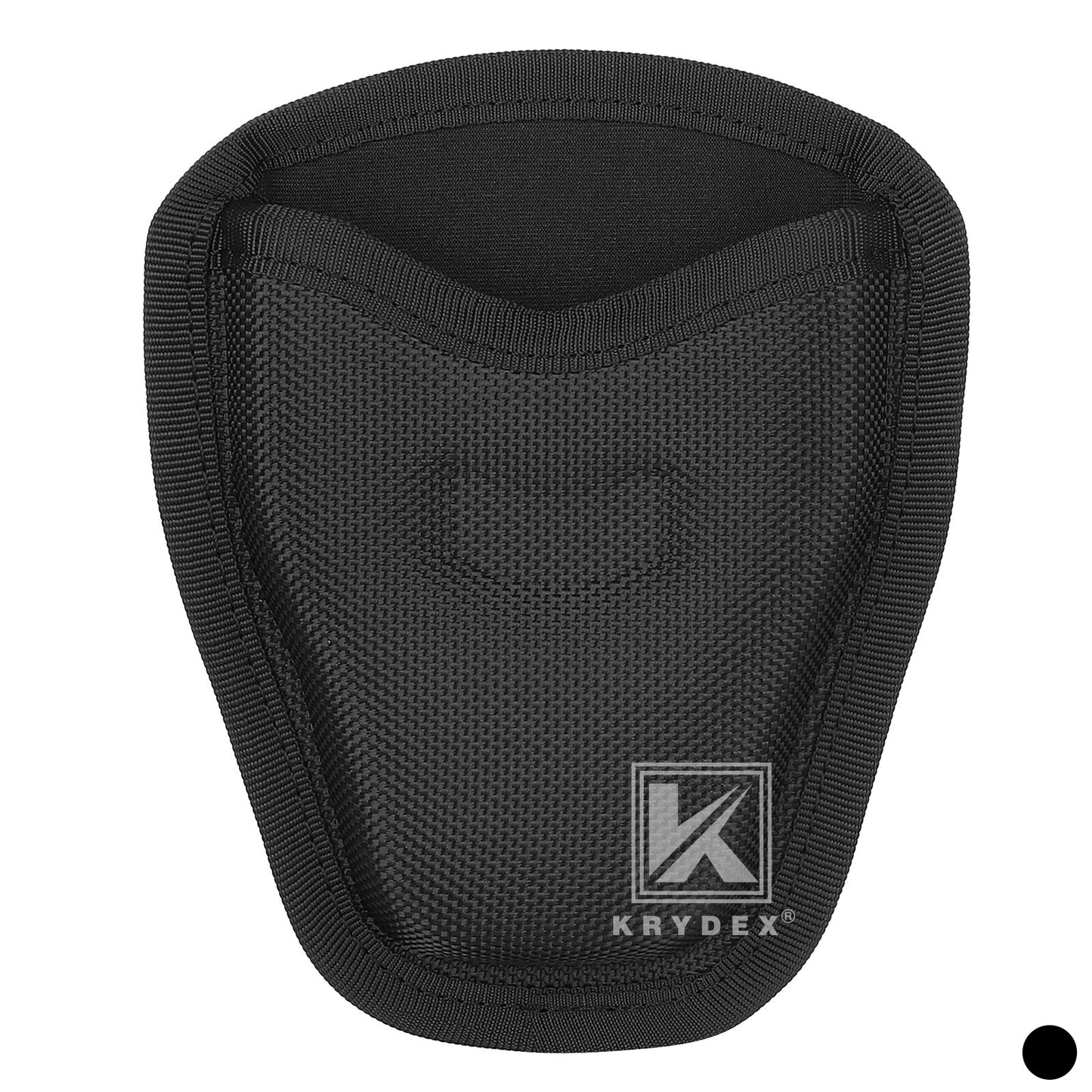 Krydex Open Top Handcuff Case Single Classic Handcuff Pouch Fits 2” & 2.25” Duty Belt For Police Law Enforcement & Security Guard Equipment