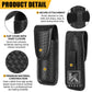 Krydex MK4 Pepper Spray Basket Weave Holder OC Spray Holster for Similar Size Canisters Pouch for Duty Belt Police Security Law Enforcement