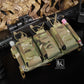 Krydex Tactical Triple Elastic 556 Magazine Pouch Placard GP Pouch Low-Profile Mag Holders for Chest Rig and Vest