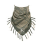 Krydex Tactical Scarf Headwrap Facecover Cotton Shemagh Breathable Balaclava Face Mask Neck Gaiter 43” x 43”