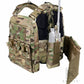 KRYDEX Tactical Plate Carrier Heavy Duty Modular MOLLE Vest