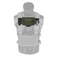 Krydex Tactical Chest Rig MOLLE Panel Front Chest Holder Bridge Phone Mount for D3CR MK3 MK4 UW SOP Rigs