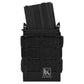 Krydex Tactical 556 Magazine Pouch Open Top Rifle Mag Carrier Rapid Access MOLLE Compatible