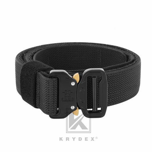 KRYDEX Battle Belts Tactical Stiffened 1.5" 2-Ply Tactical Gun Belt Quick Release Heavy Duty War Belt Combat Belt