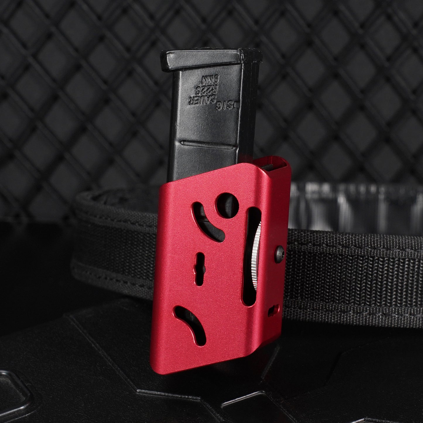 KRYDEX Magazine Pouch Holder IPSC USPSA Pistol Gun Mag Holster CNC Aluminum Race Master Mag Carrier