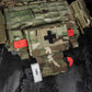 Krydex Tactical Micro Trauma Pouch MED IFAK Kit First Aid Insert Medical Holder Removable Tourniquet Holder MOLLE & Belt Compatible