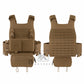 KRYDEX Low Vis Slick Plate Carrier FCS Tactical Molle Vest Elastic Cummerbund Micro Fight MK3 Chassis Drop SACK Pouch