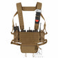 Krydex Tactical Chest Rig Padded Shoulder Strap Laser Cut H-Harness Fat Shoulder Waist Back Strap for Micro Fight Chassic Placard