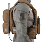 Krydex Tactical Back Panel Double Pouch Assault Zip On Modular Backpack for V5 vest