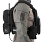 Krydex Tactical Back Panel Double Pouch Assault Zip On Modular Backpack for V5 vest