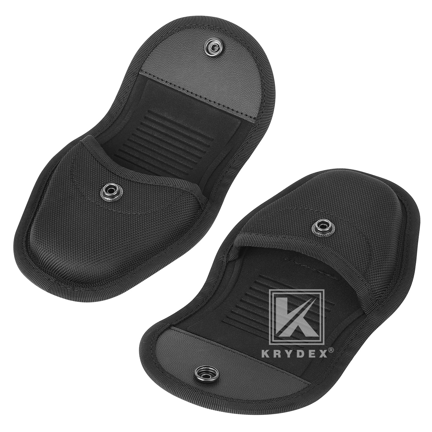 Krydex Hidden Snap Classic Handcuff Case Single Handcuff Pouch Fits 2” & 2.25” Duty Belt For Police Law Enforcement & Security Guard Equipment