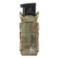 Krydex Tactical 9mm Magazine Pouch Open Top Pistol Mag Carrier Rapid Access MOLLE Compatible