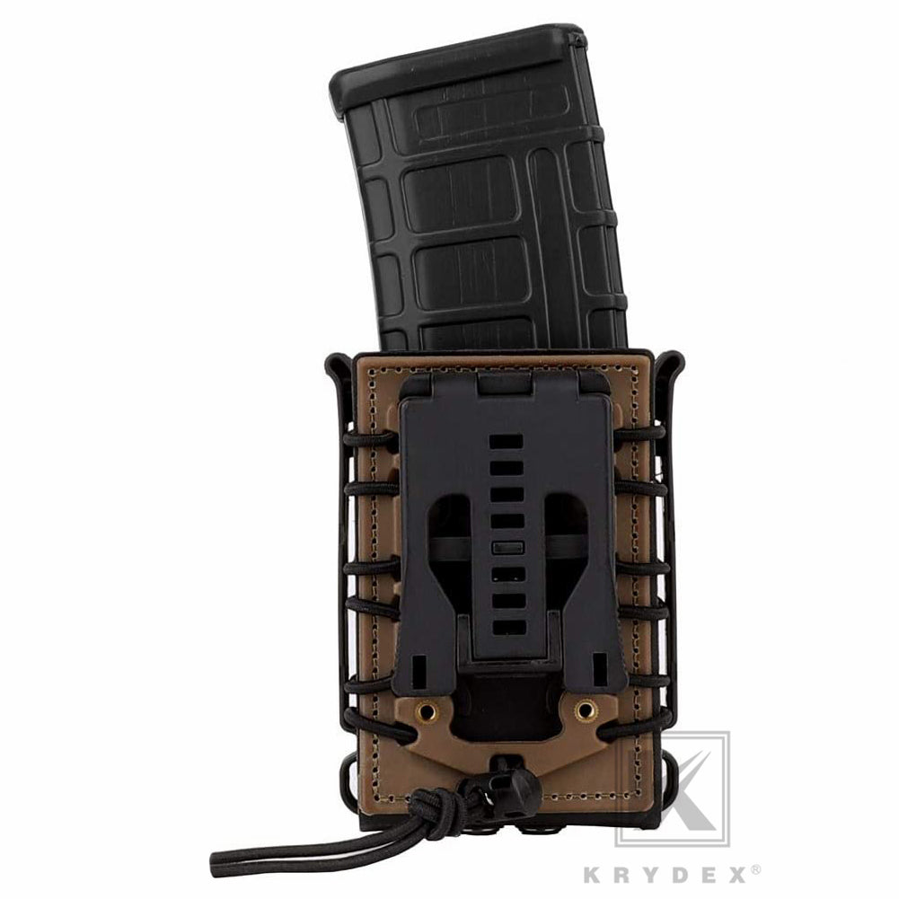 KRYDEX Soft Shell 5.56mm 7.62mm Mag Pouch Magazine Carrier with Clip