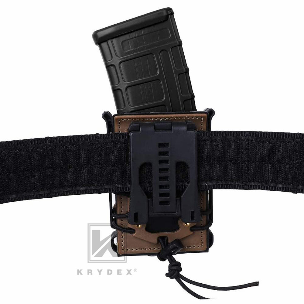 KRYDEX Soft Shell 5.56mm 7.62mm Mag Pouch Magazine Carrier with Clip