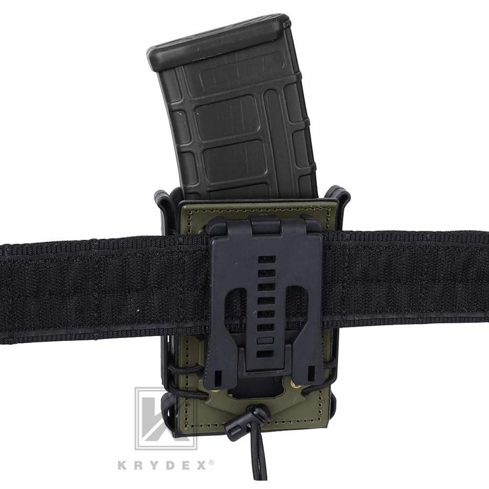 KRYDEX Soft Shell 5.56mm 7.62mm Mag Pouch Magazine Carrier with Clip