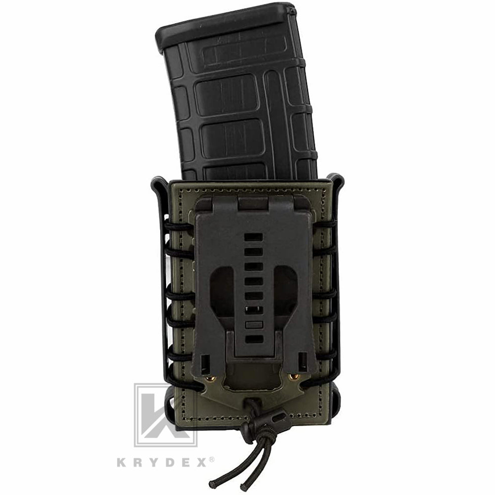 KRYDEX Soft Shell 5.56mm 7.62mm Mag Pouch Magazine Carrier with Clip