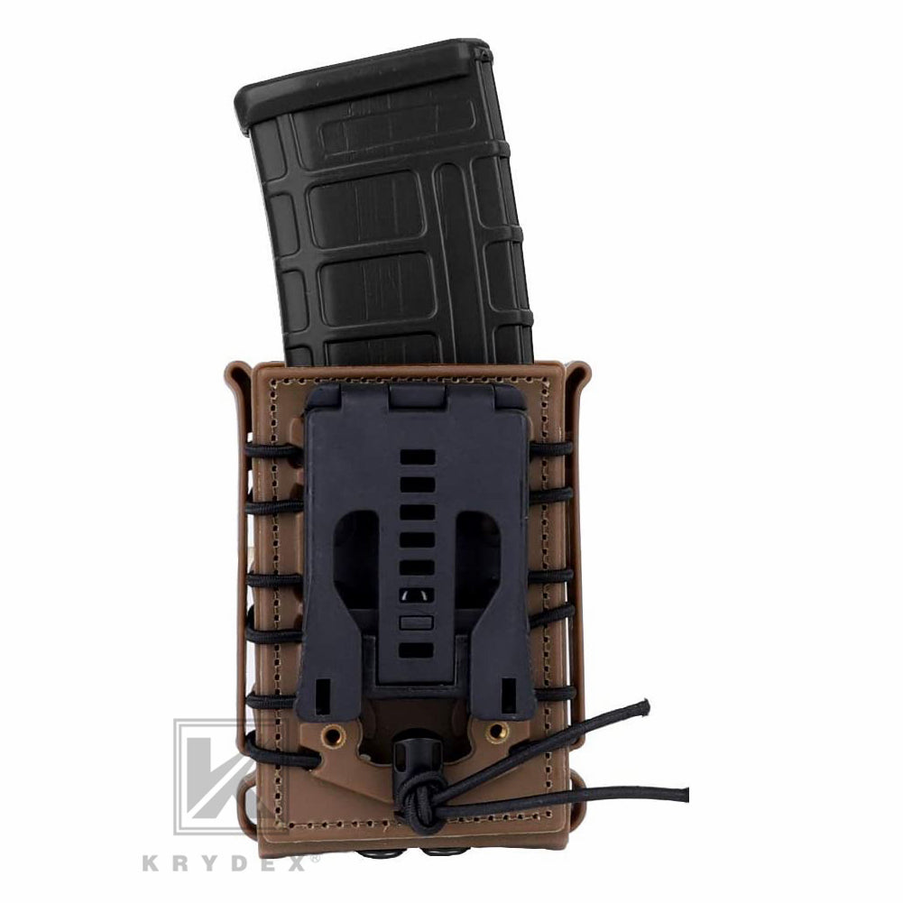 KRYDEX Soft Shell 5.56mm 7.62mm Mag Pouch Magazine Carrier with Clip