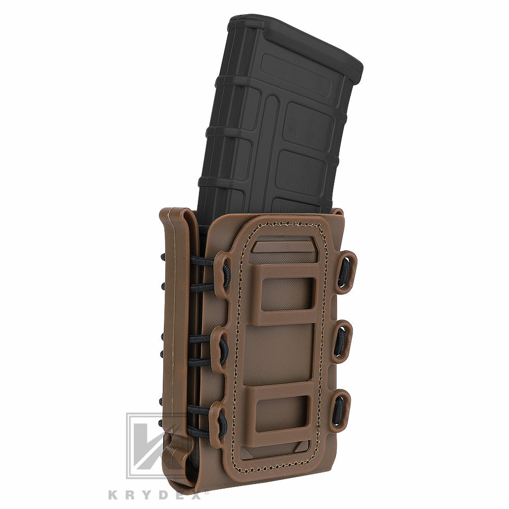 KRYDEX Soft Shell 5.56mm 7.62mm Mag Pouch Magazine Carrier with Clip