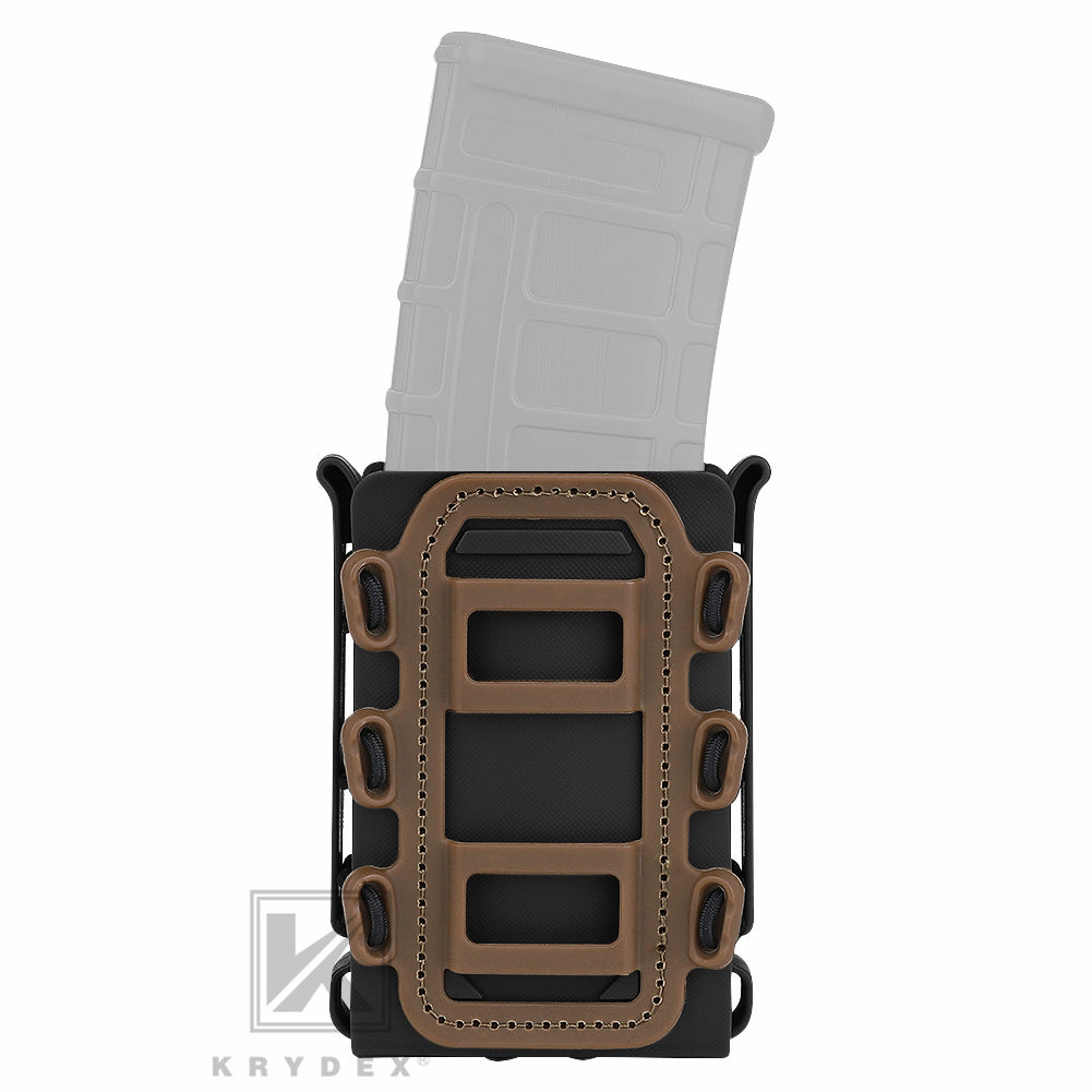 KRYDEX Soft Shell 5.56mm 7.62mm Mag Pouch Magazine Carrier with Clip