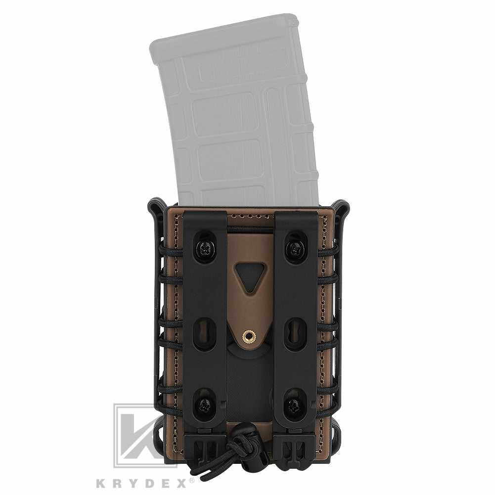 KRYDEX Soft Shell 5.56mm 7.62mm Mag Pouch Magazine Carrier with Clip