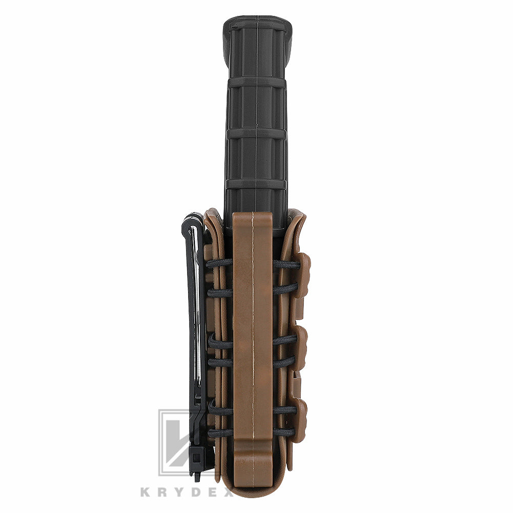 KRYDEX Soft Shell 5.56mm 7.62mm Mag Pouch Magazine Carrier with Clip