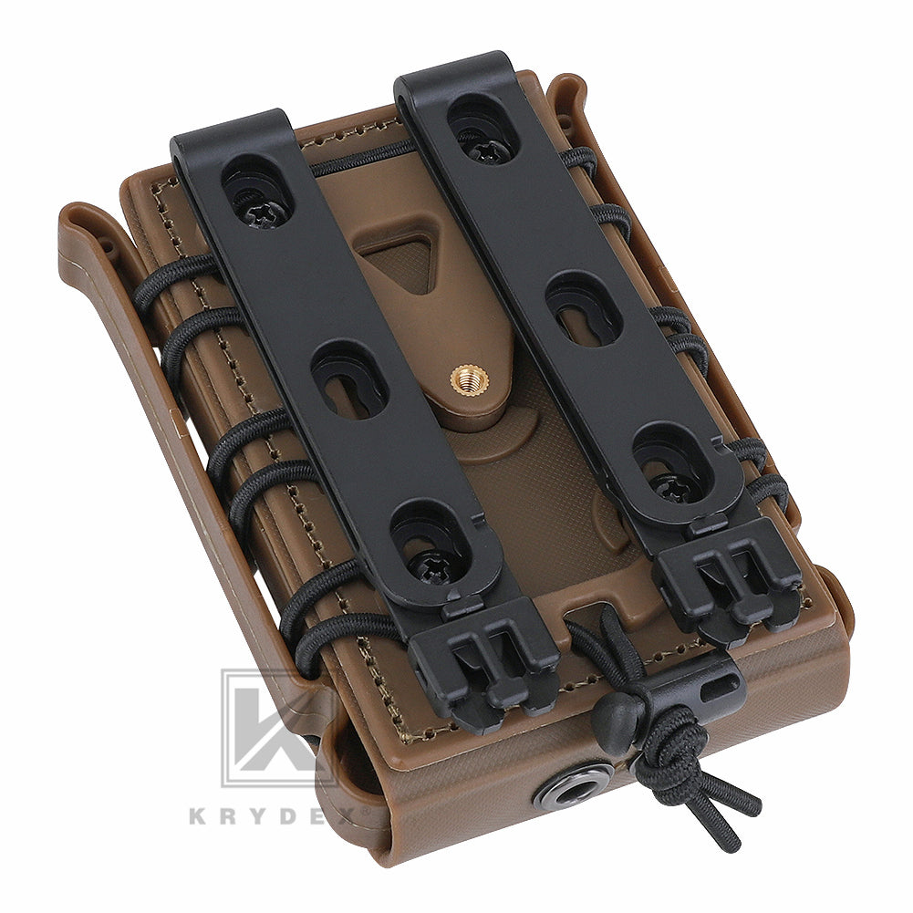 KRYDEX Soft Shell 5.56mm 7.62mm Mag Pouch Magazine Carrier with Clip
