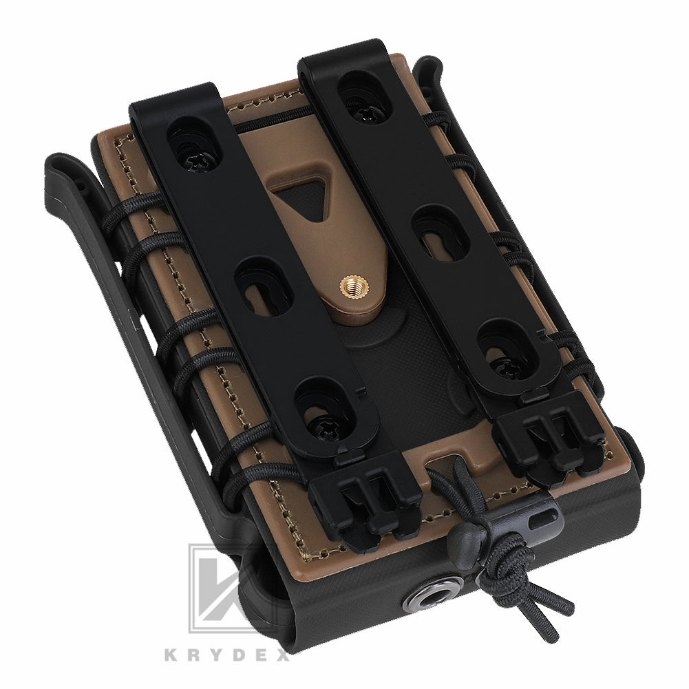 KRYDEX Soft Shell 5.56mm 7.62mm Mag Pouch Magazine Carrier with Clip