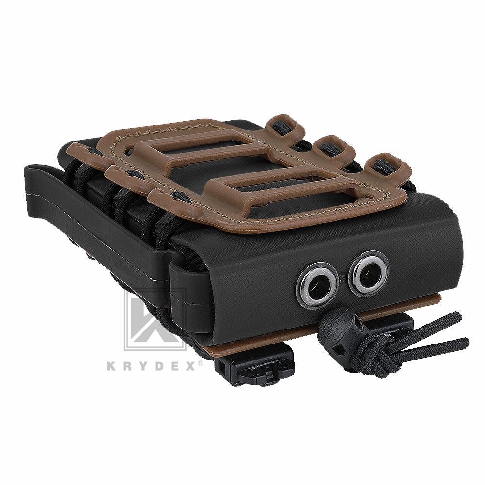 KRYDEX Soft Shell 5.56mm 7.62mm Mag Pouch Magazine Carrier with Clip