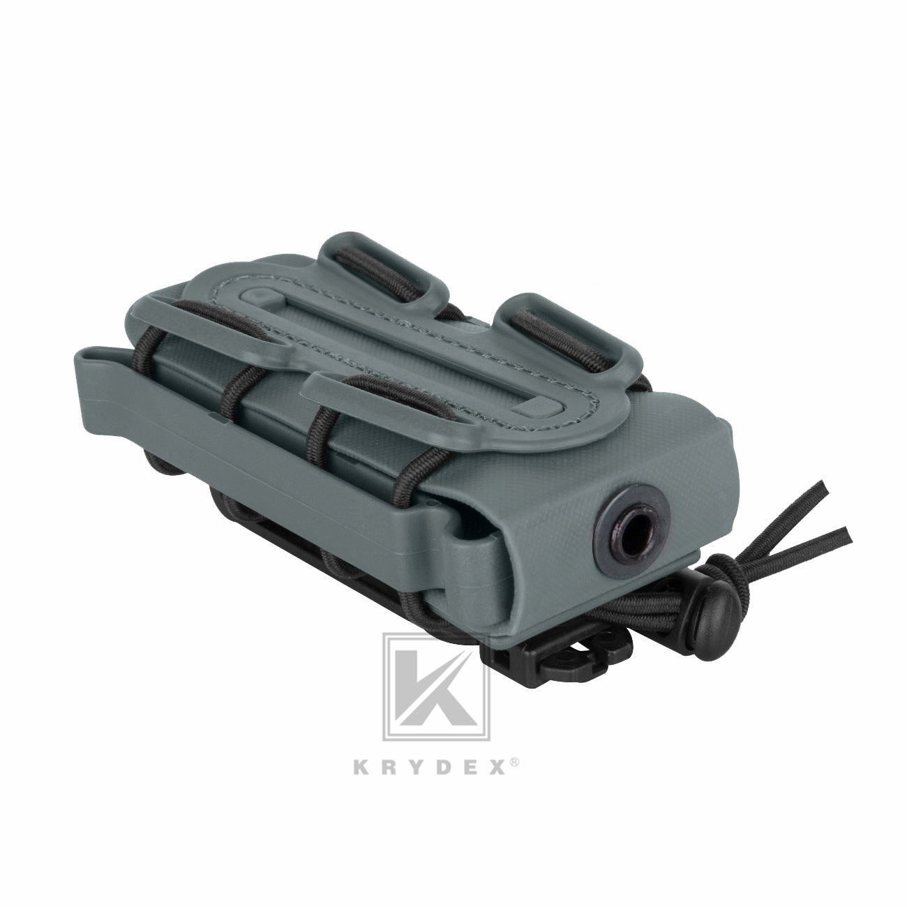 KRYDEX Soft Shell 9mm Pistol Mag Pouch Magazine Carrier Holder with Belt Clip Short