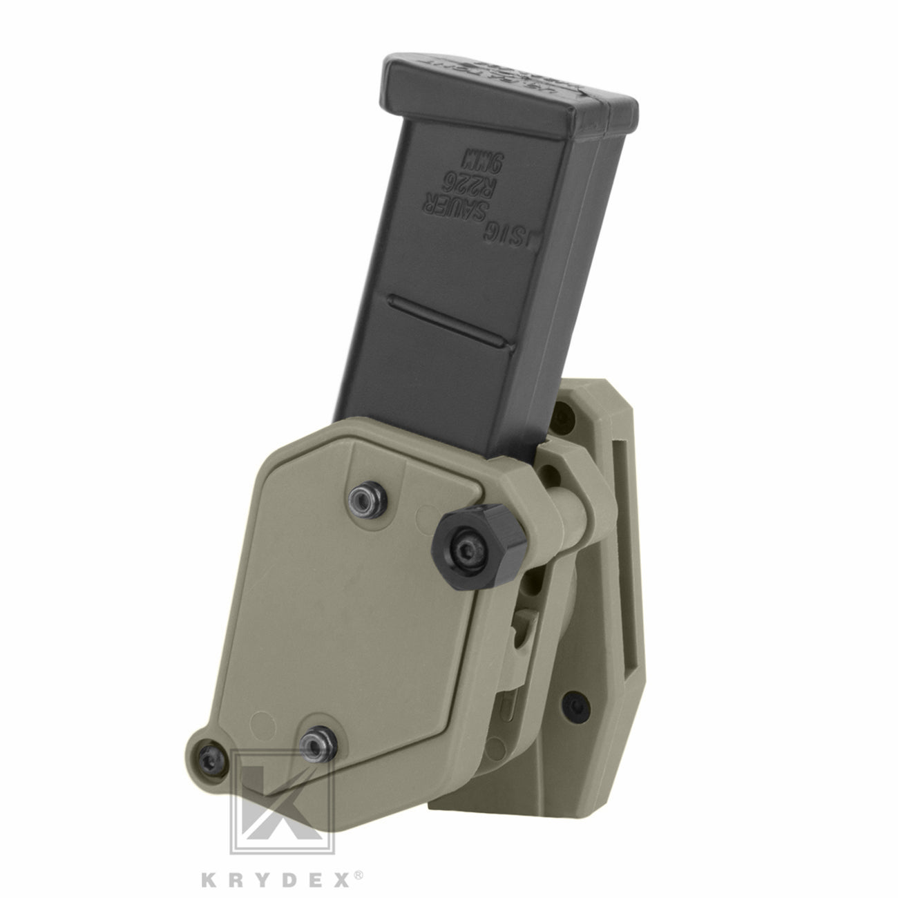 Loglife Tactical Magazine Pouch – Multi-Angle Adjustable Molle Holster For IPSC, USPSA, IDPA Competition (1.5'' Belt)