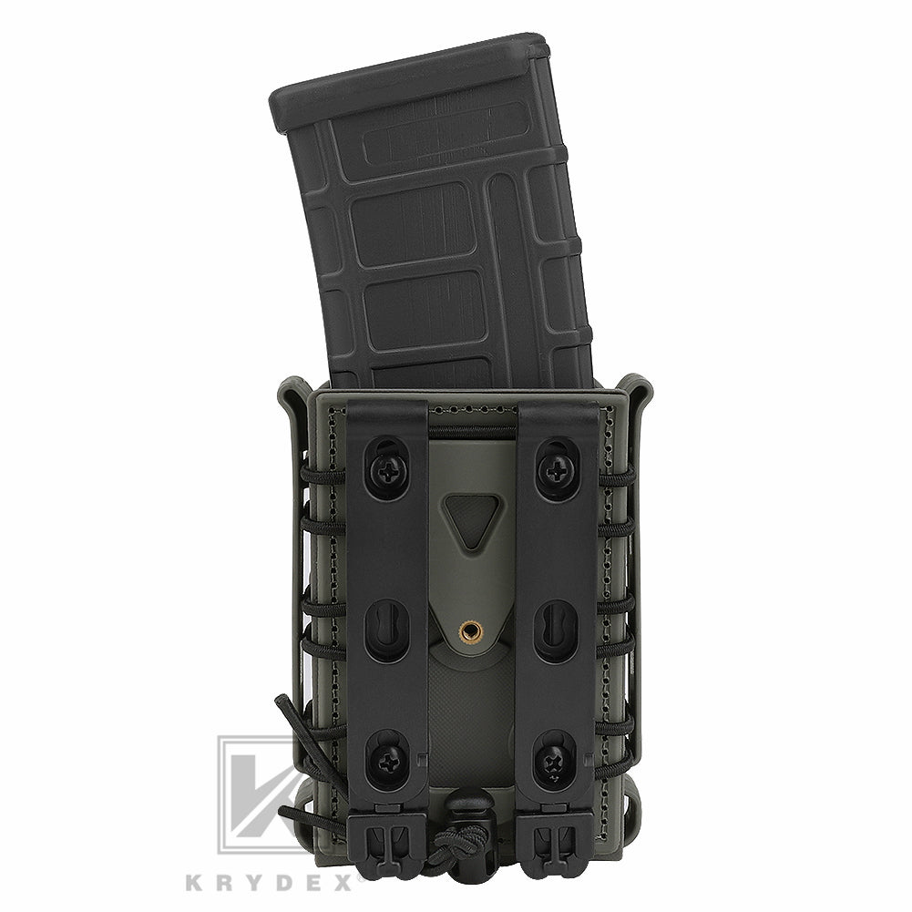 KRYDEX Soft Shell 5.56mm 7.62mm Mag Pouch Magazine Carrier with Clip