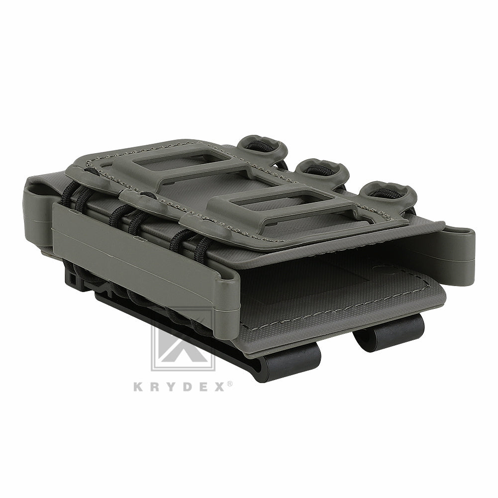 KRYDEX Soft Shell 5.56mm 7.62mm Mag Pouch Magazine Carrier with Clip