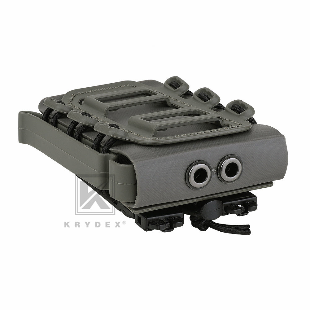 KRYDEX Soft Shell 5.56mm 7.62mm Mag Pouch Magazine Carrier with Clip