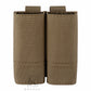Krydex Tactical 9MM Pistol Magazine Pouch Double Stack .40 45 ACP Pistol Mag Holder Duty Belt & Molle Compatible