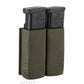 Krydex Tactical 9MM Pistol Magazine Pouch Double Stack .40 45 ACP Pistol Mag Holder Duty Belt & Molle Compatible